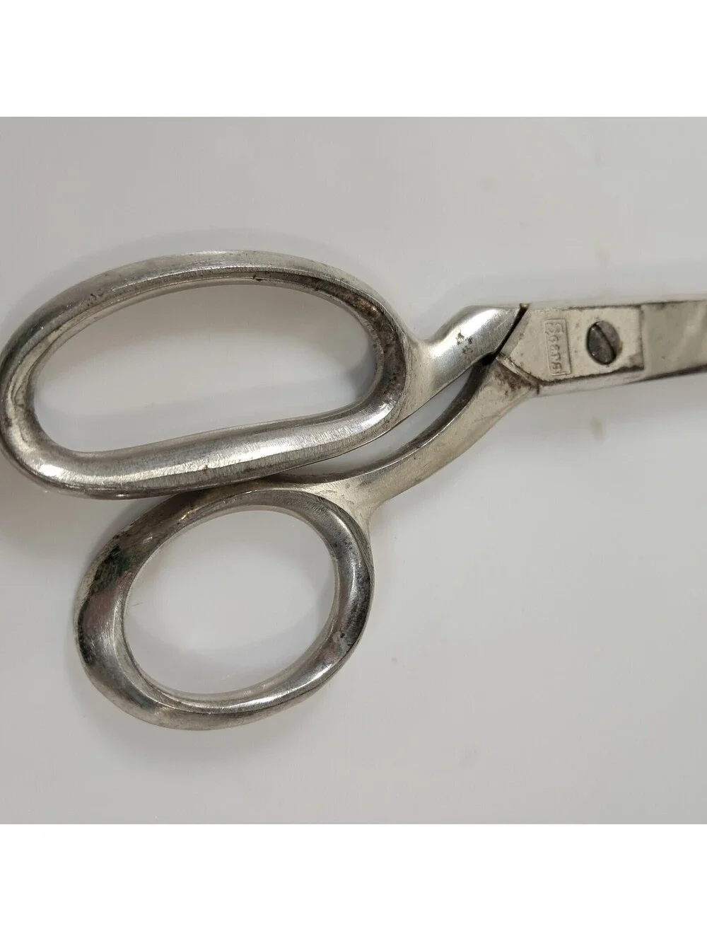Vintage SEARS Scissors Nickel 2111 Shears Made in Italy 7” metal stainless steel